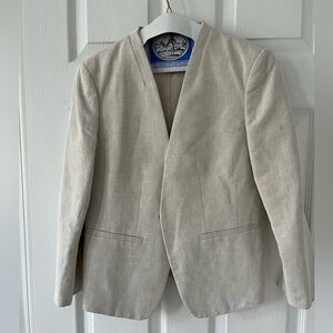 Linen & Cotton Blazer, LOFT size 2